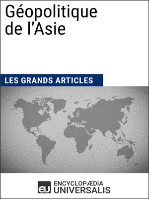 cover image of Géopolitique de l'Asie